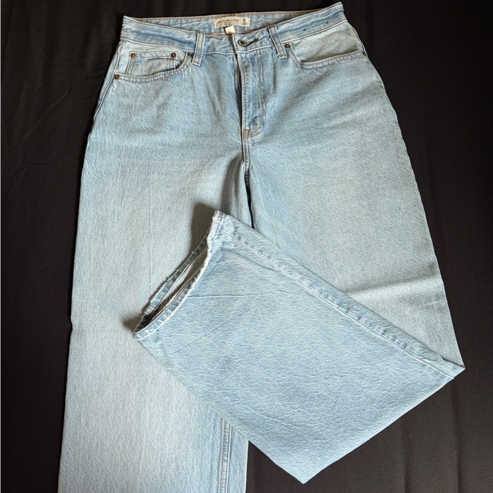 Abercrombie & Fitch Light Blue High Rise Jeans
